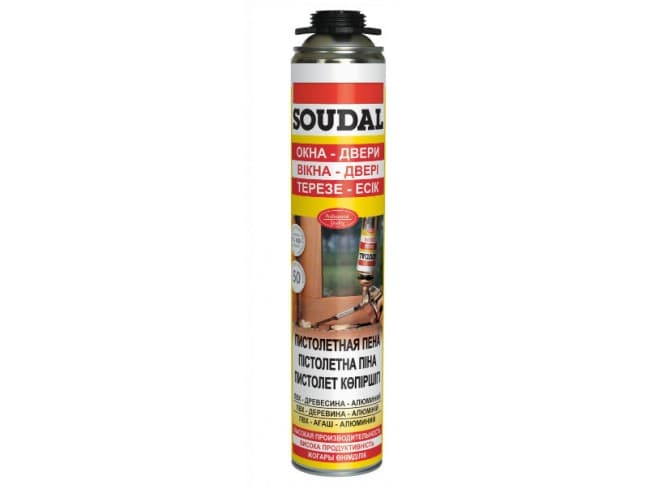 Монтажная пена Soudal Gun 750мл (Польша)