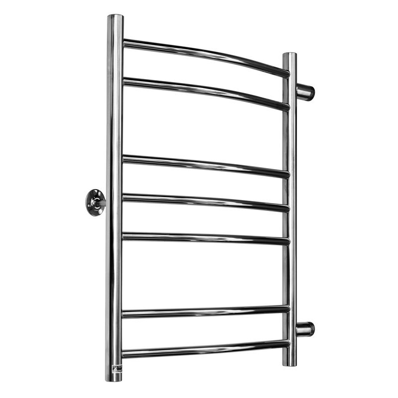 Полотенцесушитель водяной Свирель D люкс боковое подключение 1" резьба 500*700/7 Ростела (Беларусь)