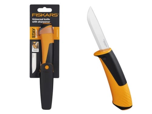 Нож универсальный с точилкой FISKARS (Финляндия)
