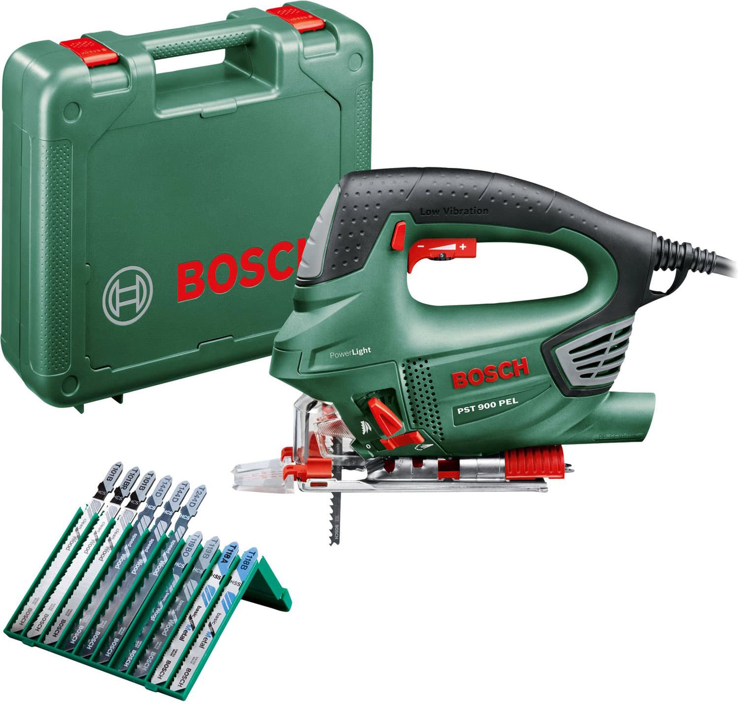 Лобзик электрический BOSCH PST 900 PEL в чемодане (Венгрия)