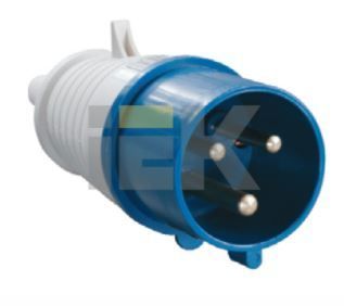 Вилка 2Р+РЕ 32А 220В IP44 (Россия)