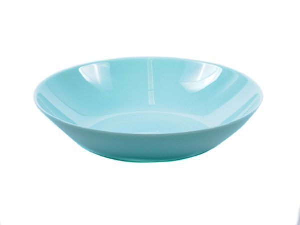 Тарелка глубокая стеклокерамическая "Diwali light turquoise" 20 см, P2019 (Франция)
