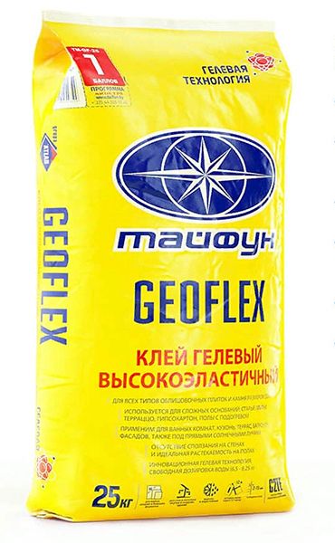 Клей гелевый высокоэластичный GEOFLEX 25кг (Беларусь) в Борисове