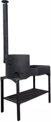 Мангал 3в1 с дымоходом и подказанником 80*30,5*70 CHUGUN INVEST (Беларусь)