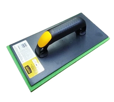 Терка с зеленой губкой 28х14 черная HARDY (Польша)