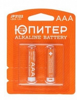 Батарейка AAA LR03 1,5V alkaline JP2122 ЮПИТЕР (Китай)