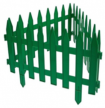 Декоративный забор Gotika N3 50112 7шт длина 3.10м зеленый (Беларусь) 