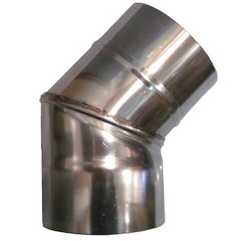 Отвод 45° одностенный Феролайф (Беларусь)