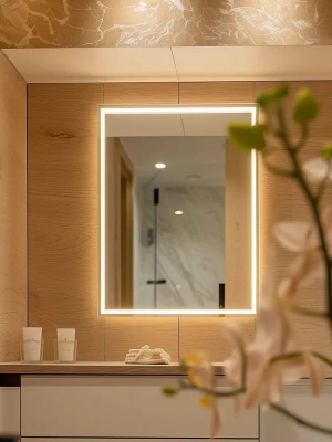 Зеркало Гранд ЛАЙТ 80х60 с подсветкой (Россия)