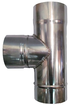 Тройник одностенный 90° Феролайф (Беларусь)