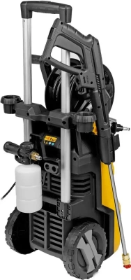 Моечная машина высокого давления R-200D 2400Вт 200бар 420л/ч с барабаном Denzel (Китай)