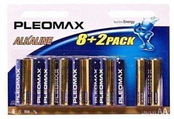 Батарейка Pleomax LR6 BL-8+2 (Россия)