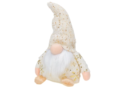 Украшение новогоднее декоративное "Гном" 20*32см  ES2408C-369 (Китай)