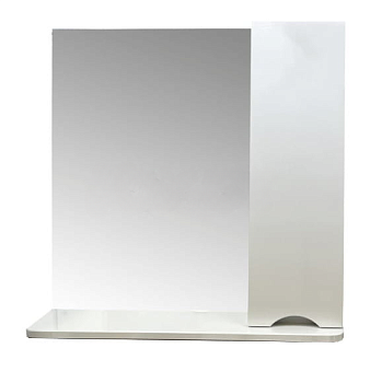 Шкаф-зеркало "Мишель" 62 правый белый (Россия)