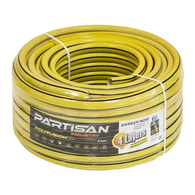 Шланг садовый POLYFUSION 5/8", 30м, 4 слоя PARTISAN (Польша)