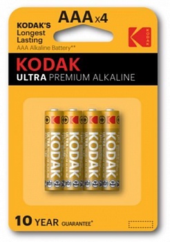 Батарейка Kodak LR03-4BL ULTRA PREMIUM ААА (Киргизия)