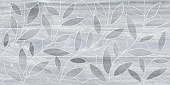 Керамическая плитка Bona декор Leaves темно-серый 20*40см (Россия)