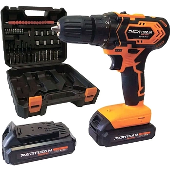 Дрель-шуруповерт аккумуляторная PARTISAN AD-18.21B (Китай) 