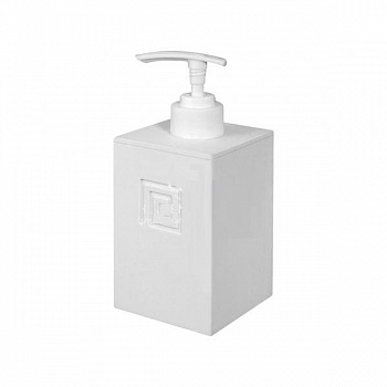 Дозатор для жидкого мыла белый MEANDER (Россия)