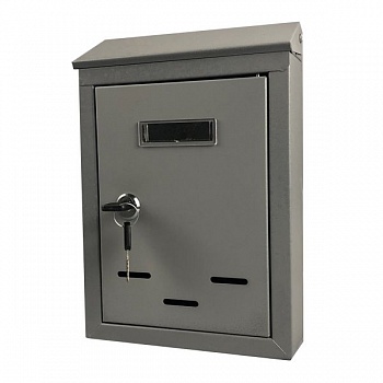 Ящик почтовый МВ001 серый 260х180х60мм (Китай)