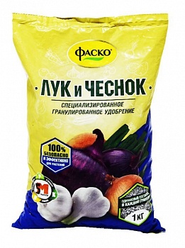 Удобрение минеральное 5М-гранула для лука и чеснока ФАСКО 1кг (Россия)