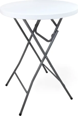Стол складной пластиковый круглый Calviano 80 см (Китай)