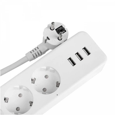 Умный удлинитель EKF Connect 1.8 м 4 гн с/з + USB*4 Wi-Fi RCE-1WF Pro (Китай)