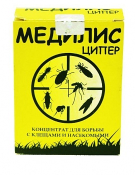 Средство от клещей и насекомых Медилис-ципер 50мл 2шт (Россия)