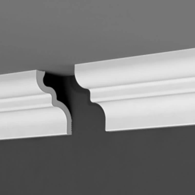 Плинтус потолочный Де-Багет П 02 65/80 (Россия)