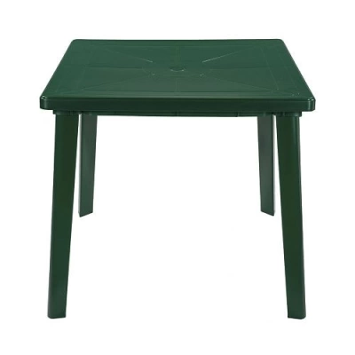 Стол квадратный (800*800*710)мм, тёмно-зеленый(Россия)