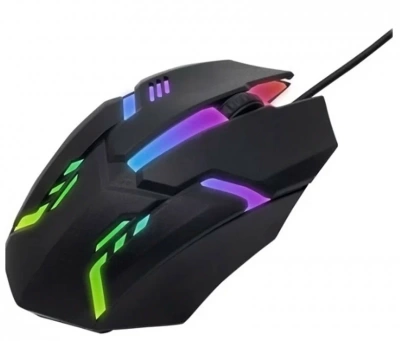 Мышь проводная ROM-306 BLACK (Китай)