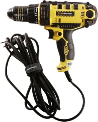 Дрель шуруповерт HID2145P 450Вт 50НМ 0-400/0-1500 металл патрон 13мм Hanskonner (Китай)