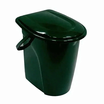 Ведро-туалет 24л. зеленый (Польша)