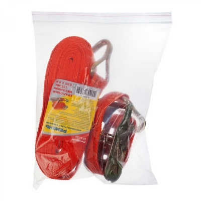 Ремень крепления груза с крюками с храповым механизмом 135мм 0,038х 6м Remocolor