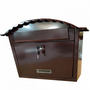 Ящик почтовый YL0011E коричневый 380*360*135мм (Китай)