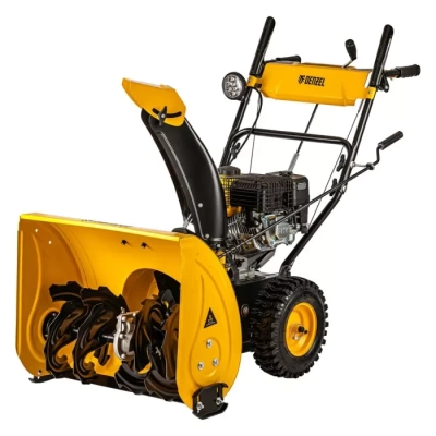 Бензиновая снегоуборочная машина SBM 610 212cc ручной старт фара Denzel (Китай)