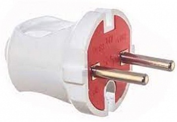 Вилка без заземления 505-000601-810 (Турция)