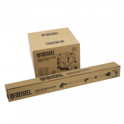 Триммер бензиновый DTL-52, 52 см3 неразъемная штанга Denzel (Китай)