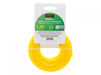 Леска 3,0 мм STARTUL GARDEN 15м шестигранное (Китай)