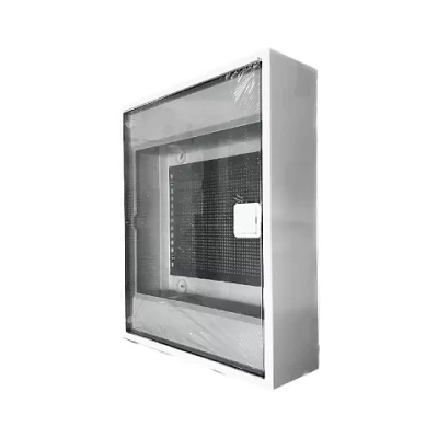 Щит навесной мультимедийный 2 ряда прозрачная дверца IP40 (Китай)