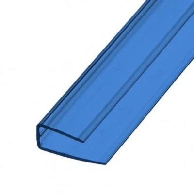 Профиль торцевой П 6мм L-2.1м синий (Россия)