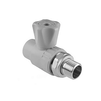 Кран шаровой для радиатора Дн 25х3/4 прямой VALFEX (Россия)