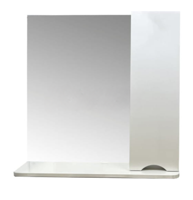 Шкаф-зеркало "Мишель" 62 правый белый (Россия)