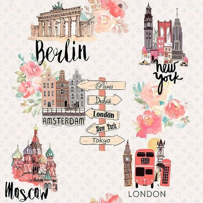 Обои  Амстердам, С6-Д860-05К0Д2, 10,05х0,53м (Россия)