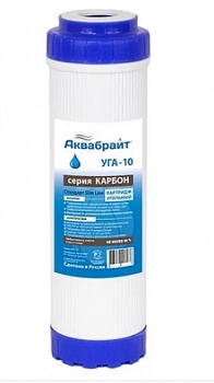 Угольный картридж для очистки воды Аквабрайт 