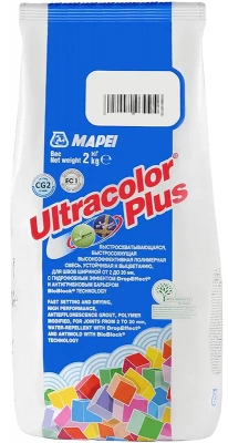 Фуга MAPEI Ultracolor Plus №111 Светло-серый 2 кг (Россия)