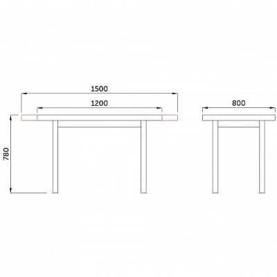 Стол MAX 5 P 120(150)*80*78 белый (Россия) Стол MAX 5 P 120(150)*80*78 белый (Россия)