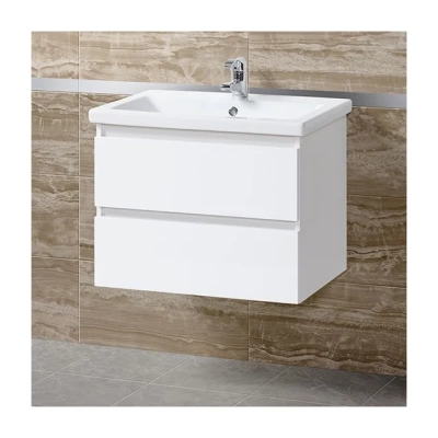 Тумба подвесная СИЕНА.70.70.20.N МДФ белый глянец (Беларусь)