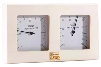 Термогигрометр SAWO квадратный 224-THA (Россия)