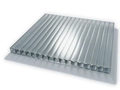 Сотовый поликарбонат серый 2,1м*6м*6мм (Россия)